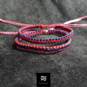 Pack pulsera minimalista – Fucsia/Azul