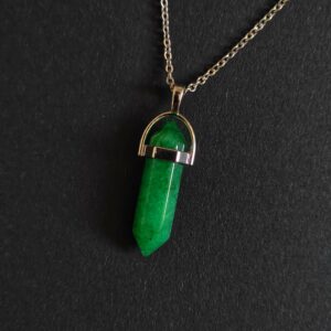 Collar de Jade Verde – Doble Punta