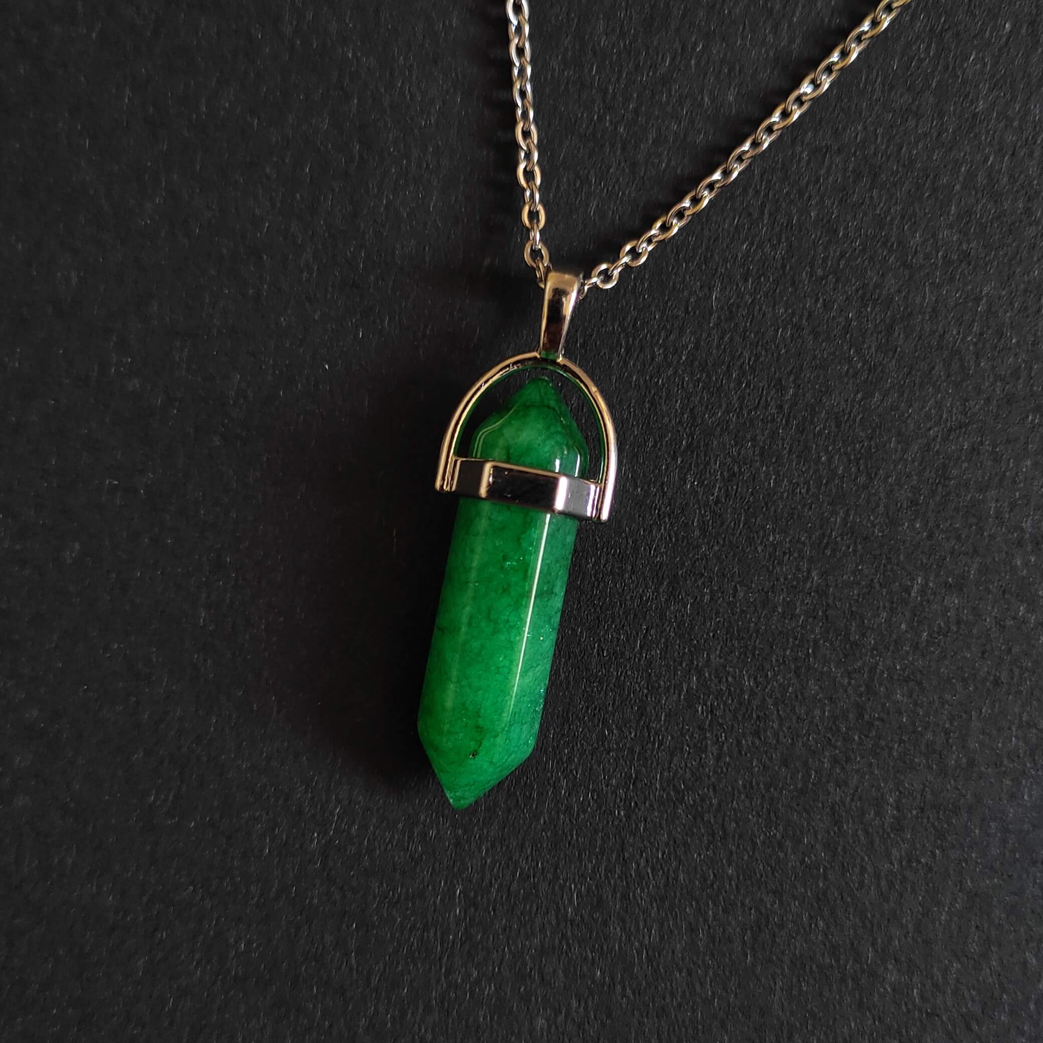 Collar Jade Verde Doble - RiobuenoShop